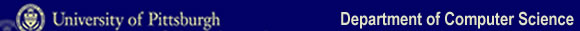 University of Pittsburgh Department of Computer Science